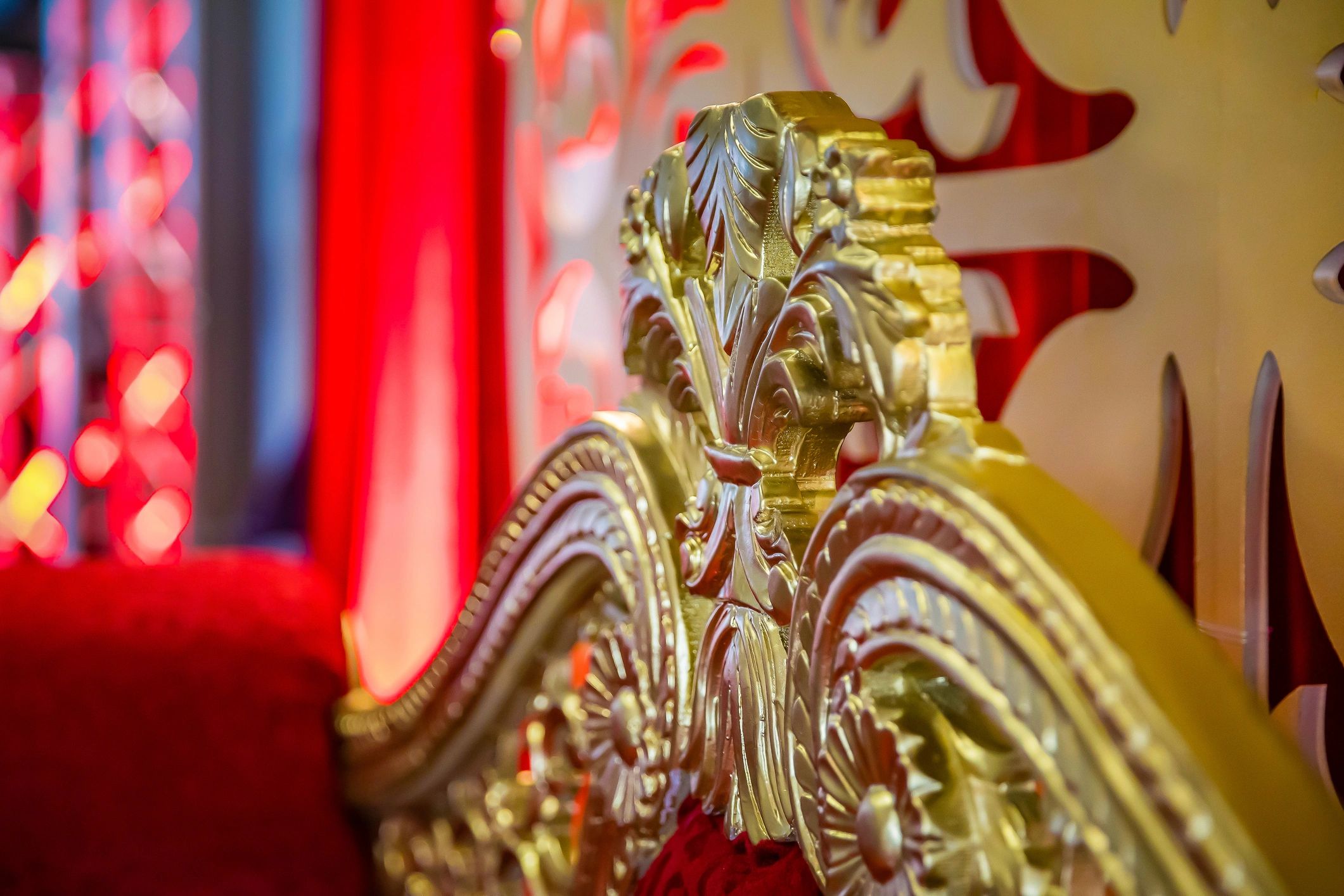 Luxury South Asian wedding mandap decor